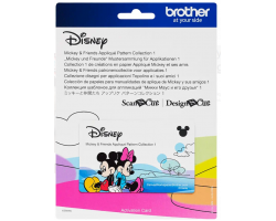 Brother ScanNCut Disney Mickey & Friends Appliqué Design Collection CADSNP03